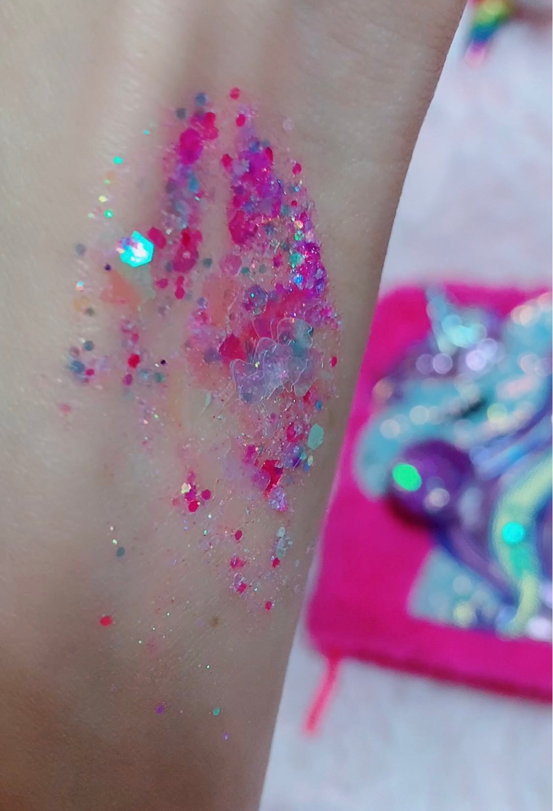 Inked Doll Cosmetics - UNICORN FESTIVAL GLOW Glitter Gel