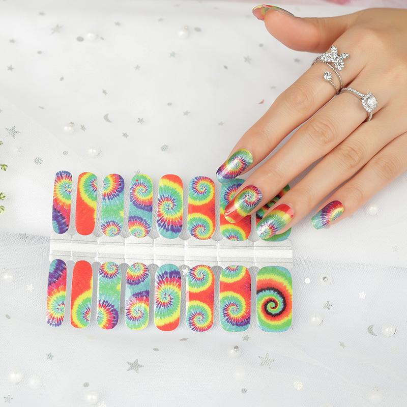 Candied Nails - Nail Sticker - Tie Dye