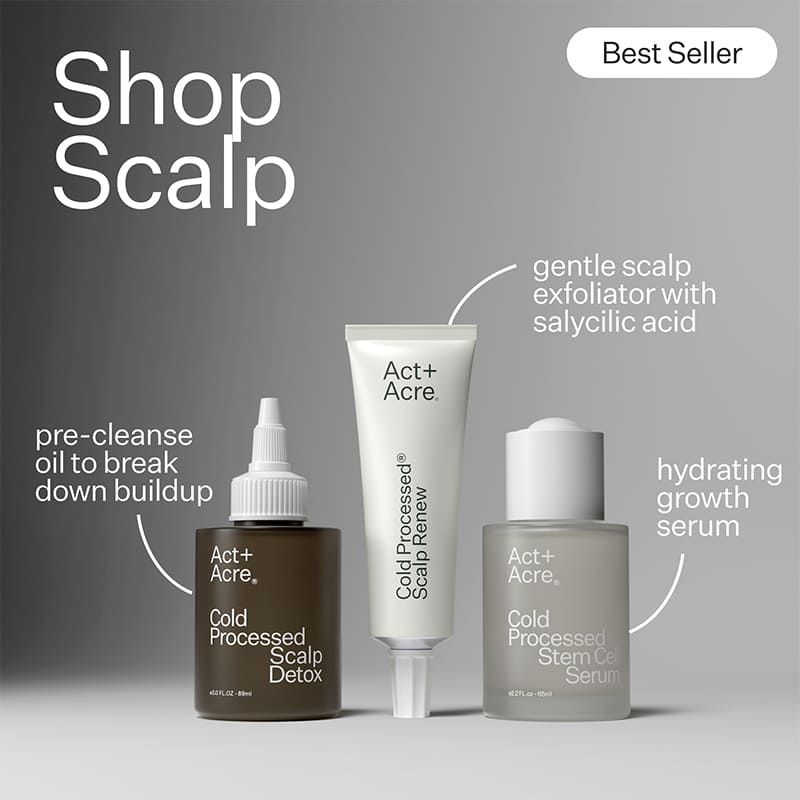 Act+Acre Cold Processed Scalp Detox Oil