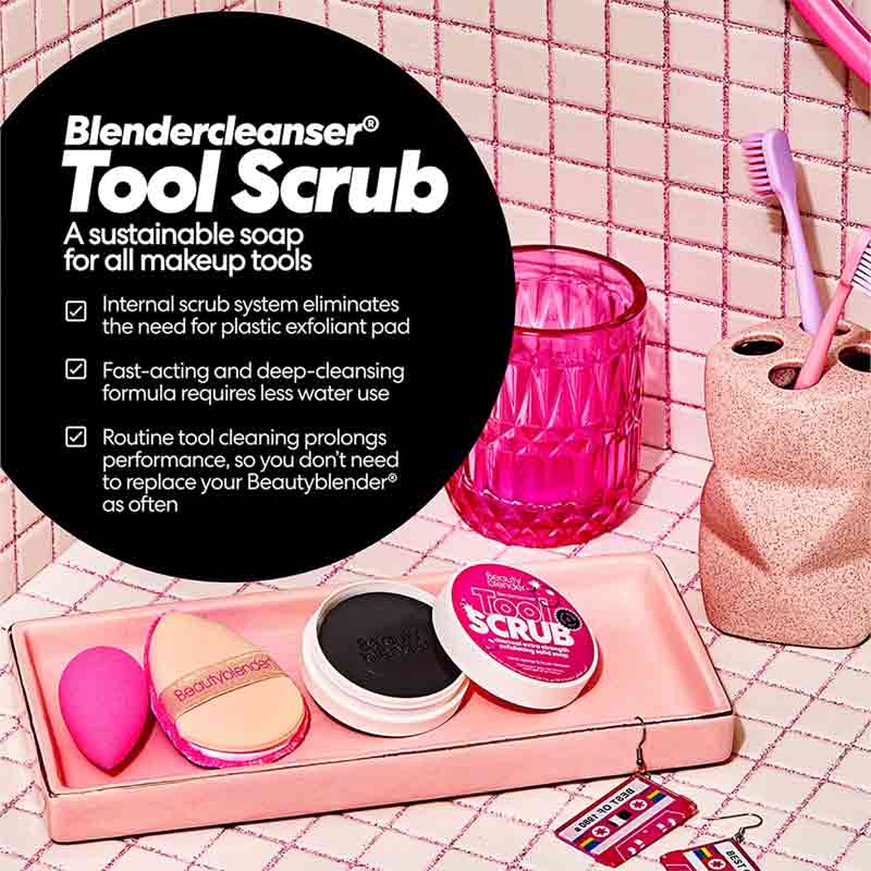 Beautyblender Blendercleanser Tool Scrub Charcoal Makeup Sponge And Brush Cleaner