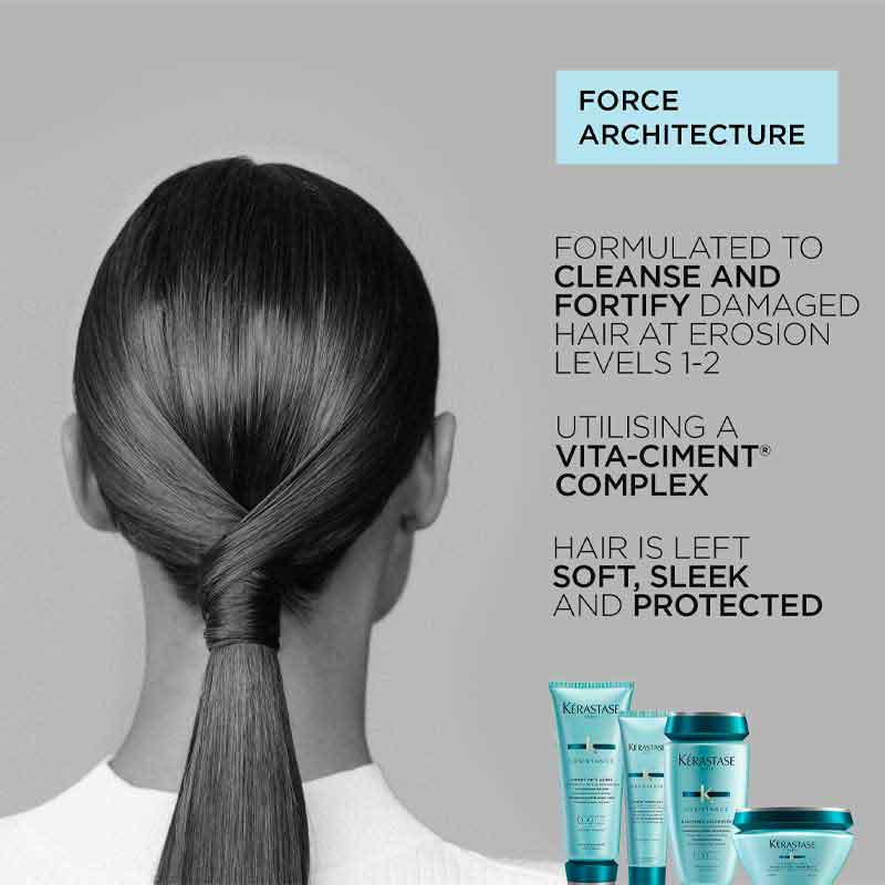 Kérastase Resistance Shampoo, Conditioner For Fine To Medium Hair + FREE Strengthening Milk