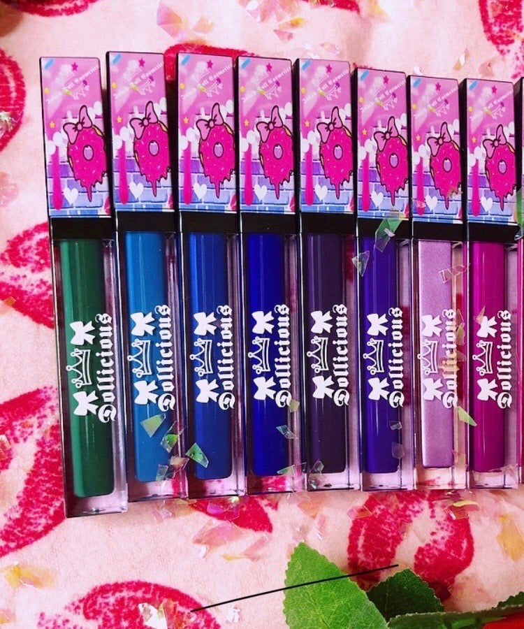 Inked Doll Cosmetics - The "BLUES/GREEN!!" DOLLICIOUS MATTE Vegan Liquid Lipstick