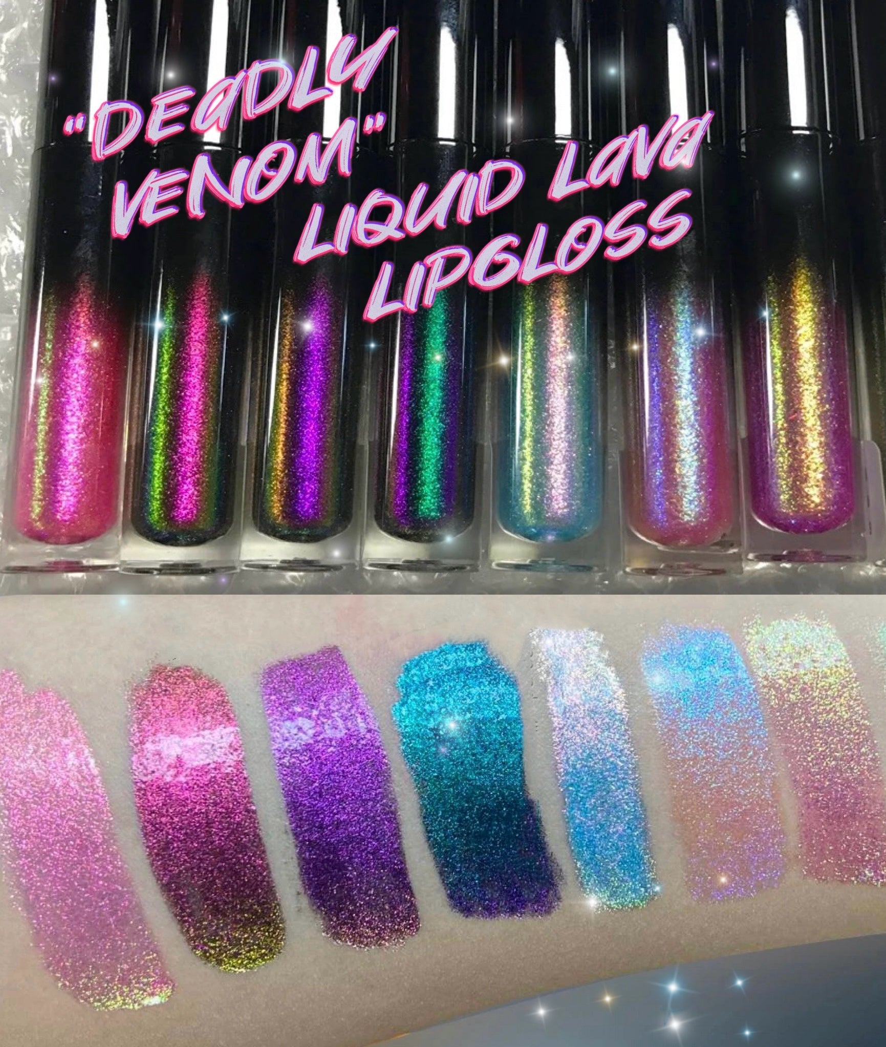 Inked Doll Cosmetics - “DEADLY VENOM” Liquid Lava LipGloss