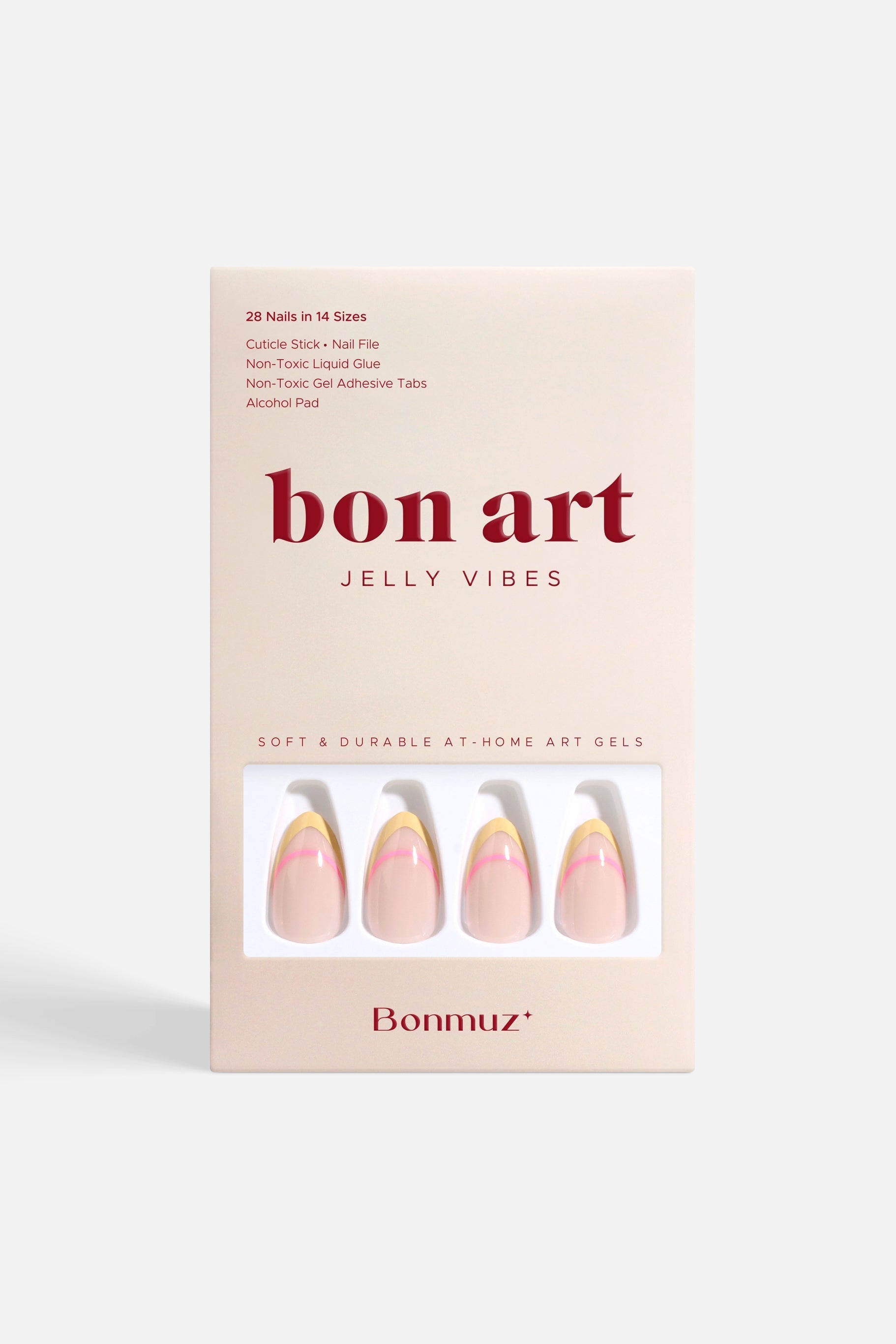 Bonmuz - Tango Twist | Soft & Durable Press-On Nails