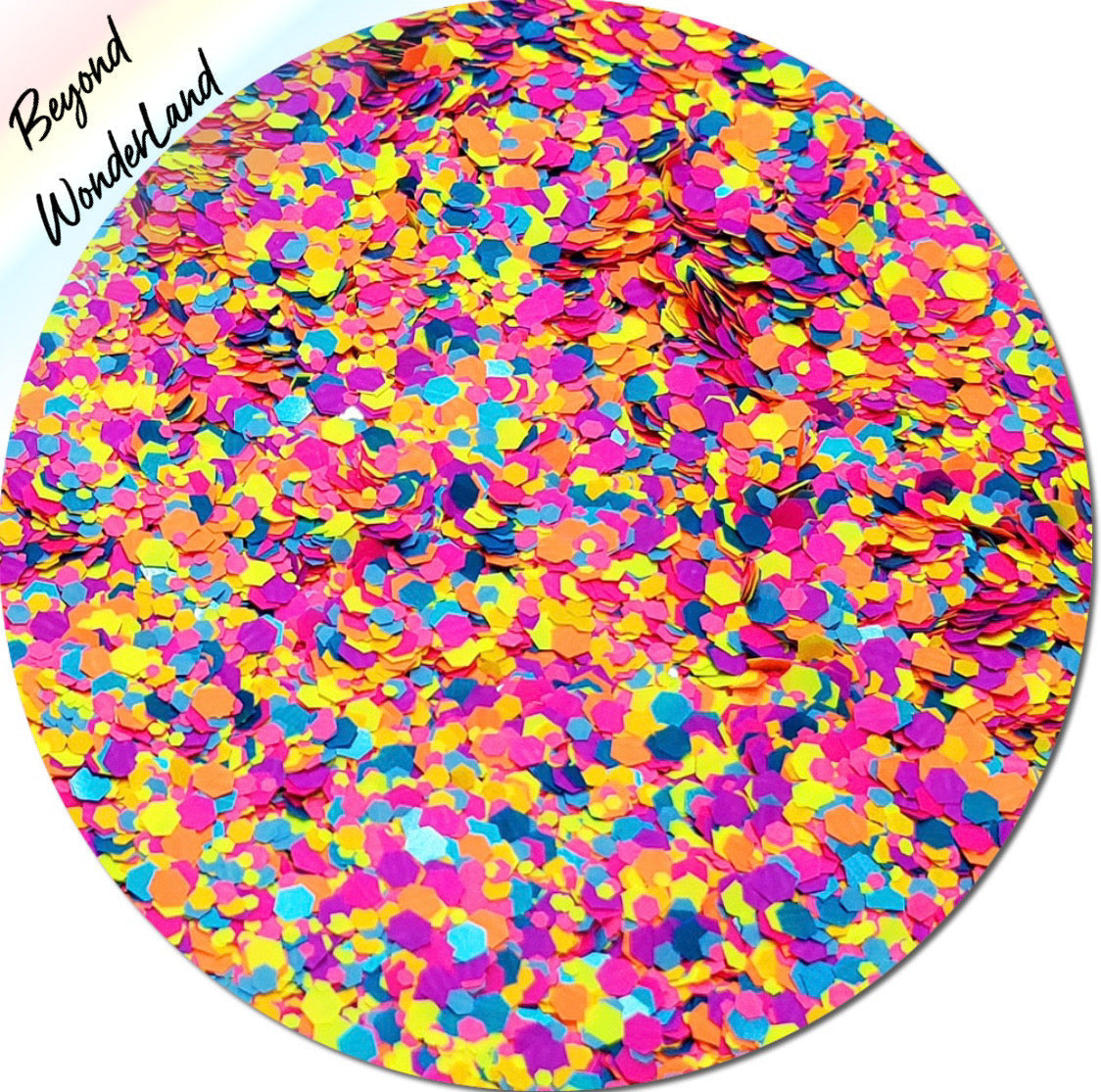 Inked Doll Cosmetics - "BEYOND WONDERLAND" *UV*/BlackLight* Festival FunFetti