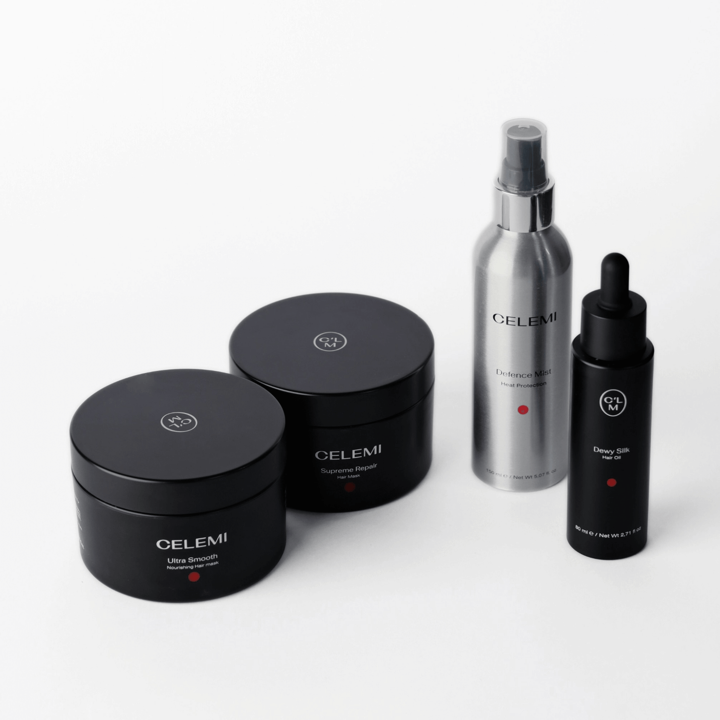 Celemi Cosmetics - Total Hair Care Bundle: Restore, Shine, Protect