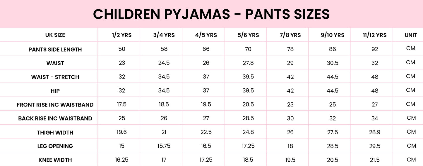 Girls Christmas Bow Pyjamas - Trousers Set