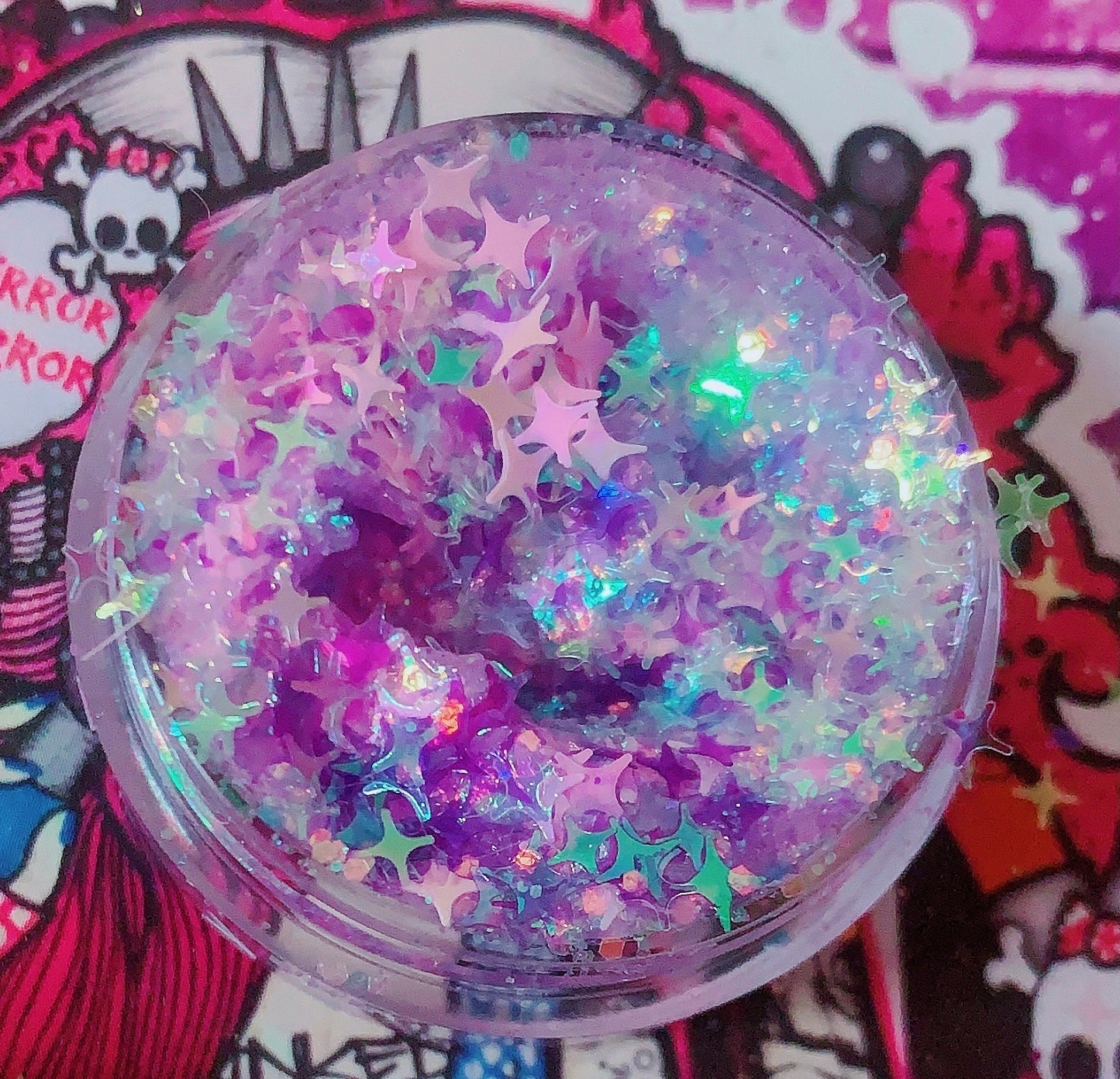 Inked Doll Cosmetics - CYBER GRAPE Diamond Glow