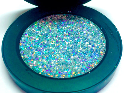 Inked Doll Cosmetics - "GLASS DOLLHOUSE!" Single Pressed Glitter Palette
