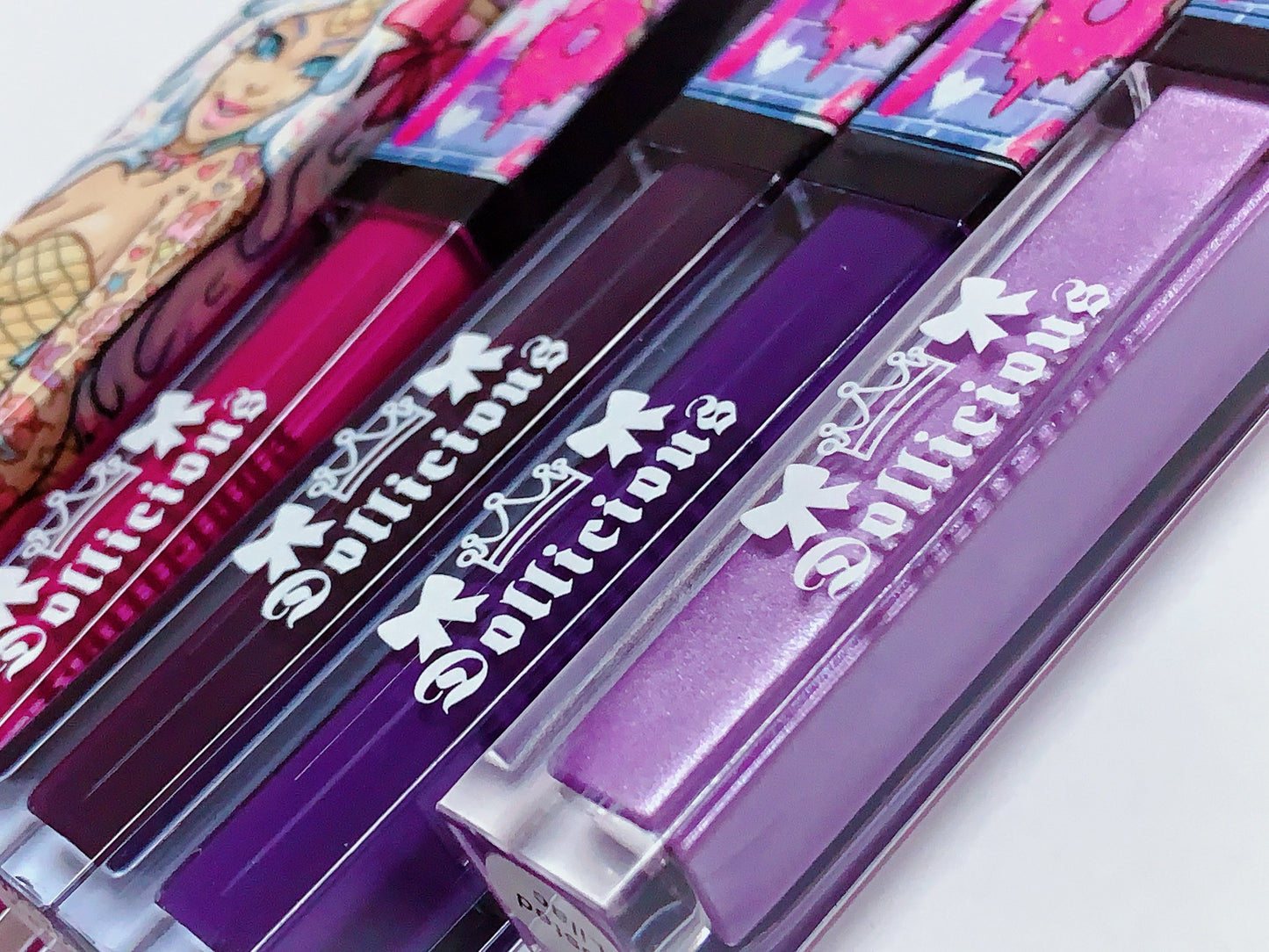 Inked Doll Cosmetics - The "PURPLES!!" DOLLICIOUS MATTE Vegan Liquid Lipstick