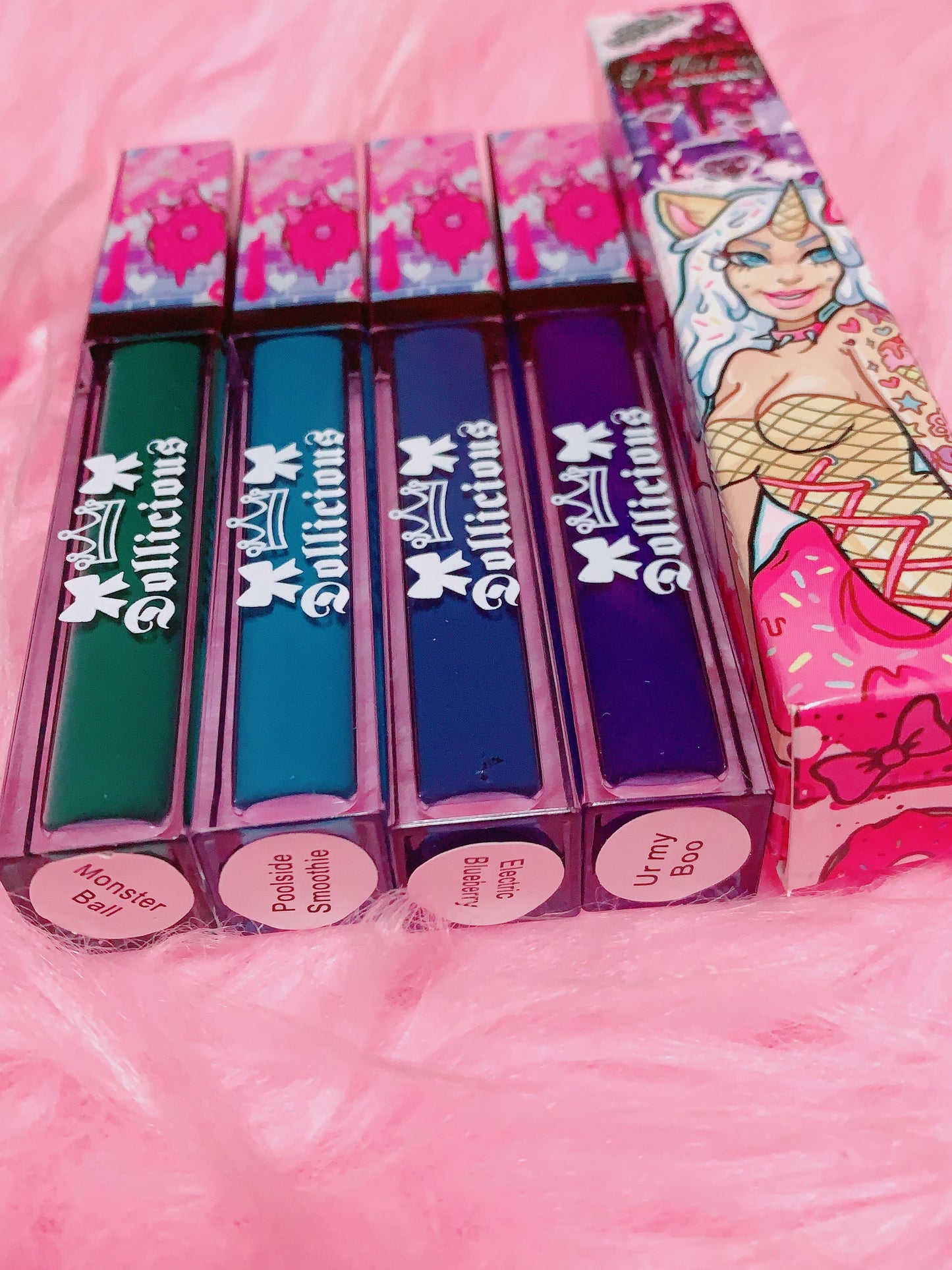 Inked Doll Cosmetics - The "BLUES/GREEN!!" DOLLICIOUS MATTE Vegan Liquid Lipstick