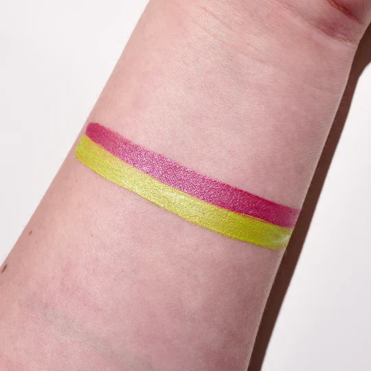 Glisten Cosmetics - Split Liner - Nerds (Shimmer Pink & Lime Green) - Large (10g)