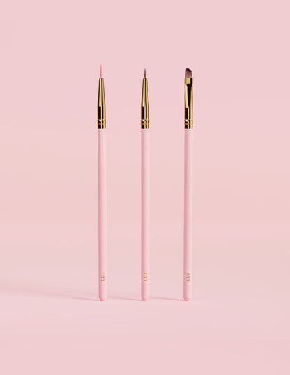 Learning Lines 3-Piece Eyeliner & Detail Brush Set