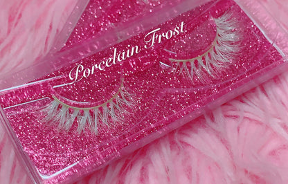 Inked Doll Cosmetics - *PORCELAIN FROST* (White) DreamDoll COLOR Lashes!