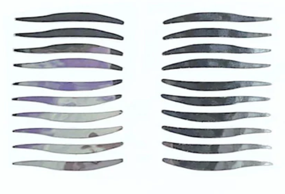 Face Lace x Glisten Cosmetics Full Collection - Chrome Makeup Stickers
