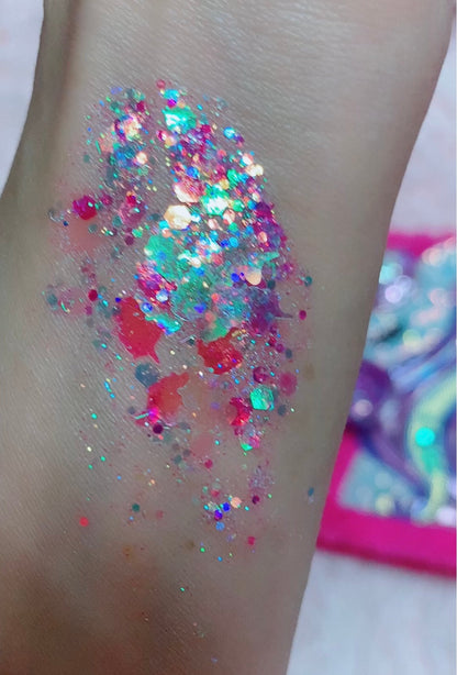 Inked Doll Cosmetics - UNICORN FESTIVAL GLOW Glitter Gel