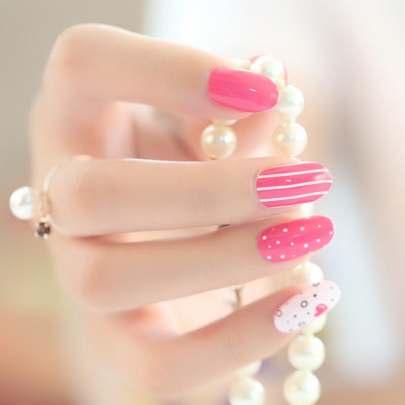 Candied Nails - Nail Sticker - Pink Valentine Heart