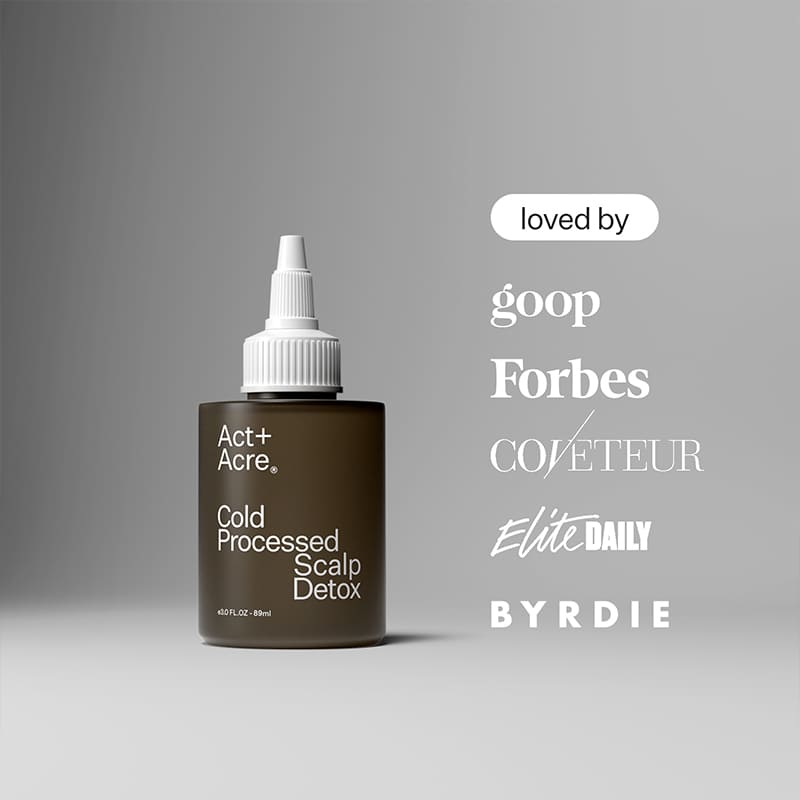 Act+Acre Cold Processed Scalp Detox Oil