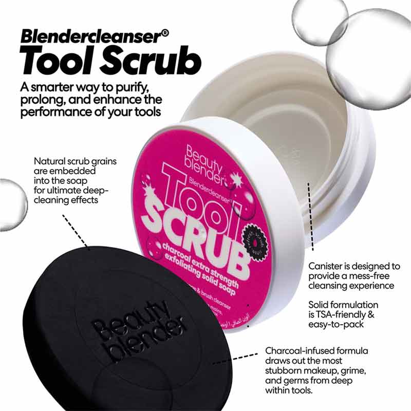 Beautyblender Blendercleanser Tool Scrub Charcoal Makeup Sponge And Brush Cleaner