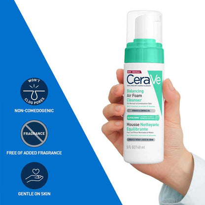 CeraVe Balancing Air Foam Facial Cleanser