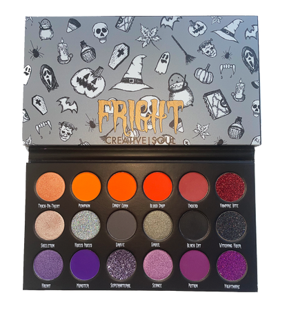 Creative Soul Cosmetics - FRIGHT Eyeshadow Palette