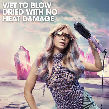 ghd Futurescape Limited Edition Duet Blowdry Hair Dryer Brush In Galactic Lilac