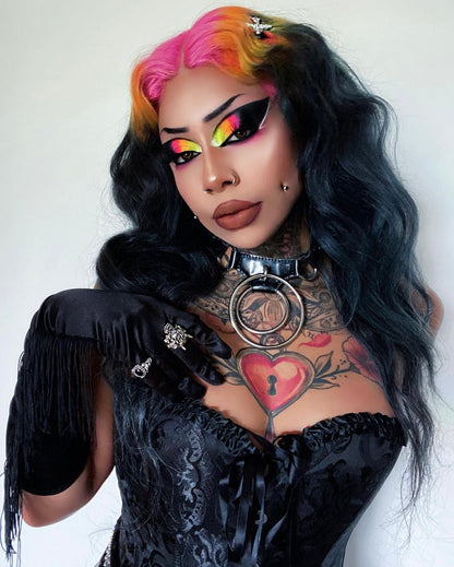 Inked Doll Cosmetics - NEON LIGHTS (24PC) *BLACKLIGHT!* Pigment/Glitter Pallete!
