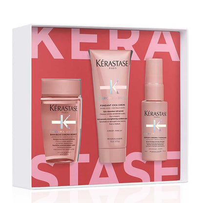 Kérastase Shine Essentials: Color Treated Hair Chroma Absolu Trio Gift Set Discontinued