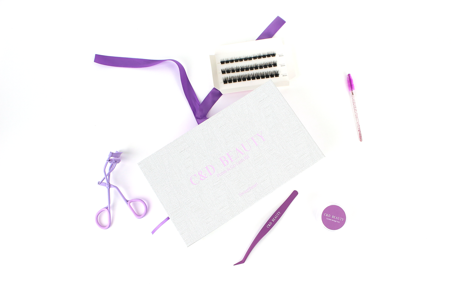 C & D Beauty - Sweetheart Press & Go Lash Kit